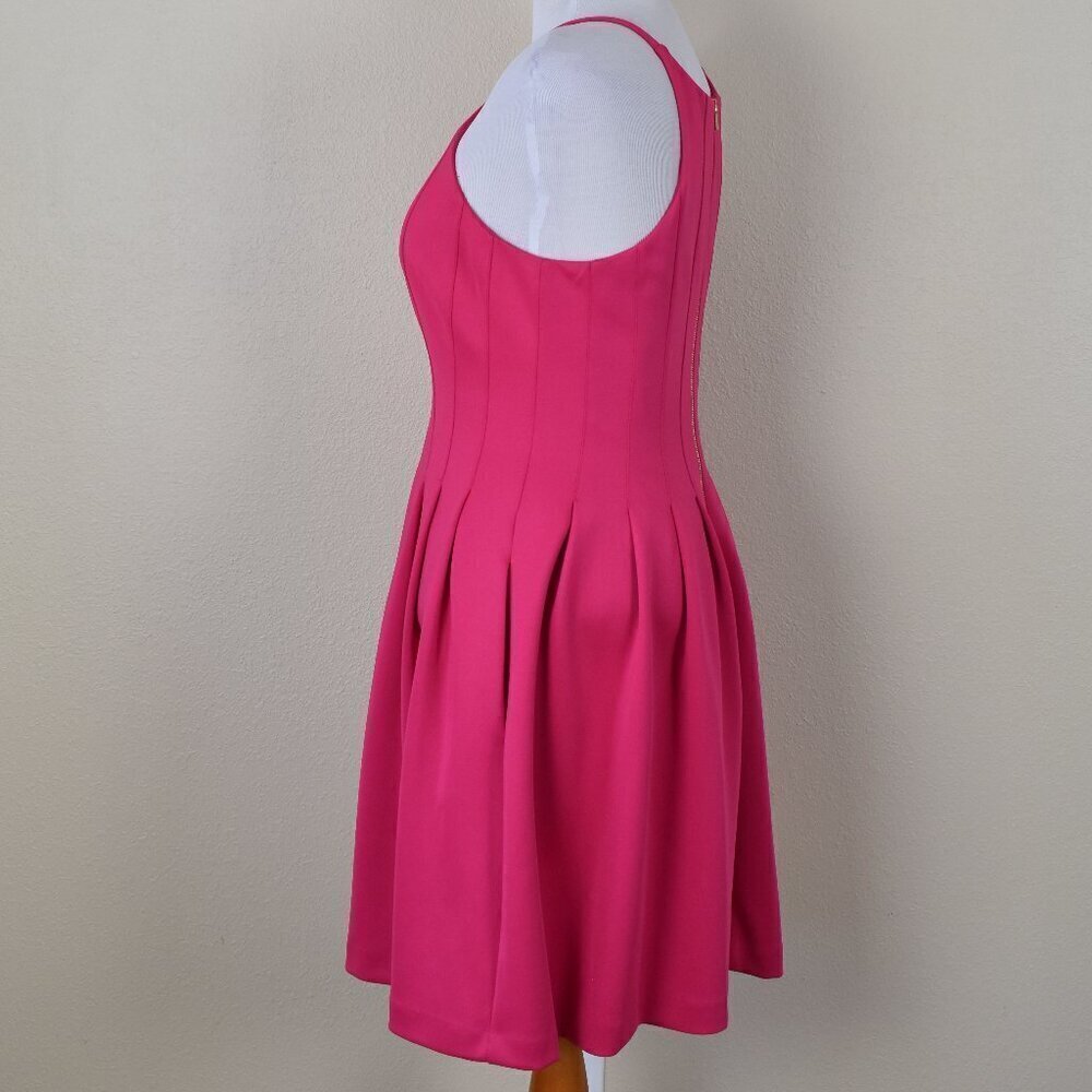 Calvin Klein Scuba Fit and Flare Dress - 12 - Picture 4 of 8